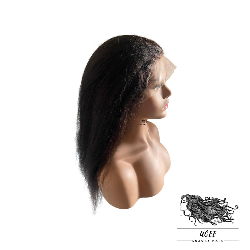 18inch Brazilian yaki frontal wig