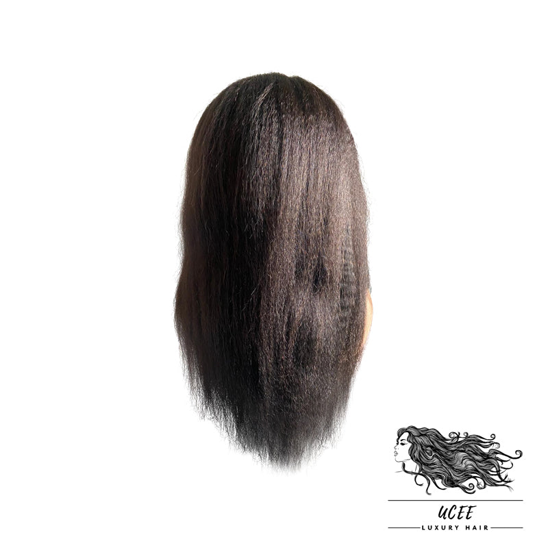 18inch Brazilian yaki frontal wig